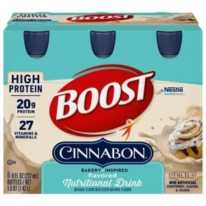 image:imageBOOST High Protein Balanced Nutritional Drink Very Vanilla 8 FL OZ Pack of 6Cinnamon