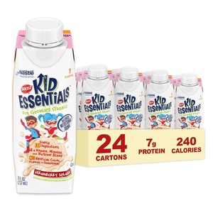 image:imageBOOST Kid Essentials 10kcal Balanced Nutritional Drink for Kids Strawberry Splash 8 fl oz Pack of 24Strawberry Splash