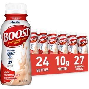 image:imageBOOST Original Ready to Drink Nutritional Drinks Peaches amp Creme 8 Fl Oz Pack of 24Strawberry
